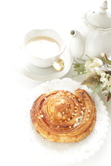 Homemade almond and sugar pastry