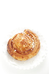 Homemade almond and sugar pastry