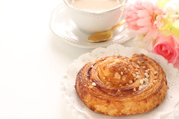 Homemade almond and sugar pastry