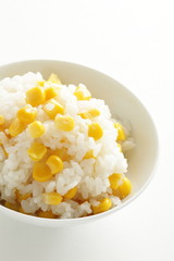 Sweet corn and rice