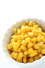 food ingredient, sweet corn in bowl