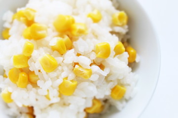 Sweet corn and rice