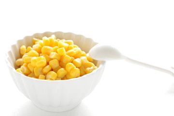 food ingredient, sweet corn in bowl