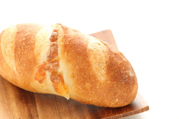Cheese French bread for breakfast image