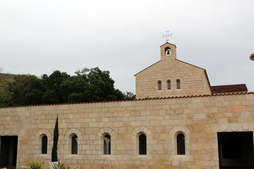 Benedictine monastery and Church of the Multiplication in Tabgha