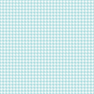 Little Houndstooth Retro Seamless Pattern Turquoise