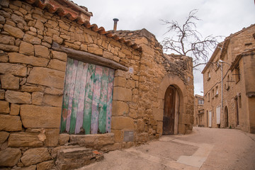 Town of Calaceite in teruel spain