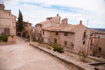 Fototapeta na wymiar Town of Calaceite in teruel spain