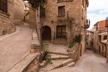 Town of Calaceite in teruel spain