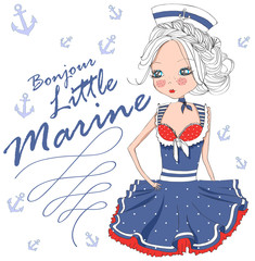 bonjour little marine, beautiful sailor © GAMA