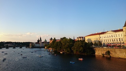 Fototapeta premium Boat on the river