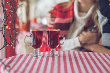 Young couple on a romantic date