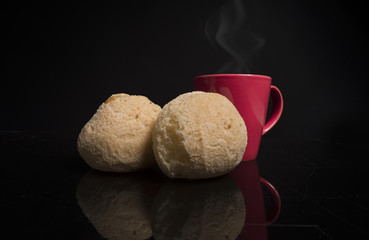 Cheese bread (pão de queijo) brazilian snack