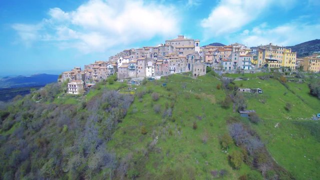 Aerial view of San Polo dei cavalieri