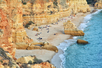 Algarve beach, amazing destination in portugal and  all seasons attraction for many tourists in entire world