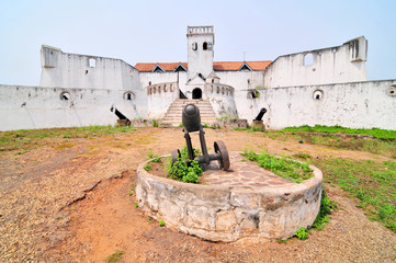 Fort Coenraadsburg or Fort Sao Jago da Mina, in Elmina, Ghana   © robnaw