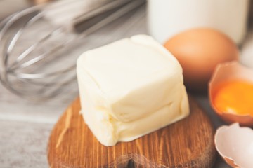 Basic baking ingredients