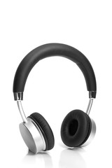 wireless headphones on a white background.
