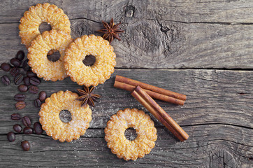 Biscuit shortbread cookies