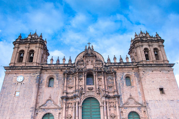 Fototapeta premium The Cathedral in Cusco, Peru
