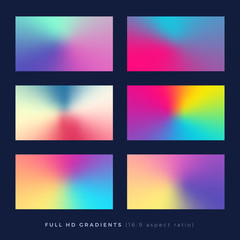 Gradient backgrounds, soft color blend theme, vector illustration