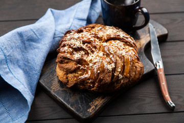 Sweet maple syrup bread