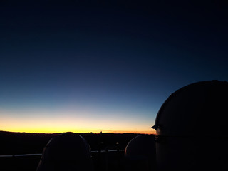 Obraz na płótnie Canvas astronomic twilight