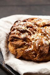 Sweet maple syrup bread