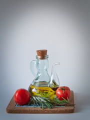 Oil with Tomatoes and condiments