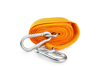 Towing rope isolated on white background