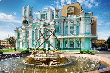 The palace of marriage or the central registry office of the city of Astrakhan is a unique building of the 19th century.
