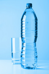 Plastic water bottle