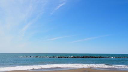 青空と海