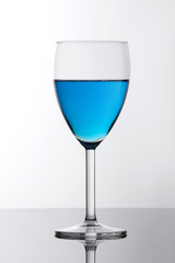 Verre et carafe, eau 
