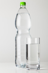 Plastic water bottle