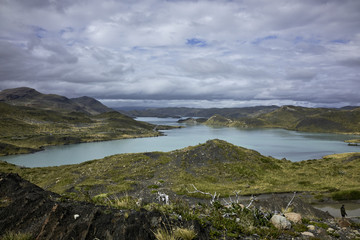 Tranquil Lake at the Torres del Paine National Park