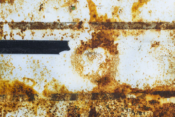 old rusty Bulletin Board