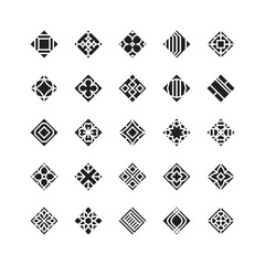 diamond shape , geometric vector icon , ornament