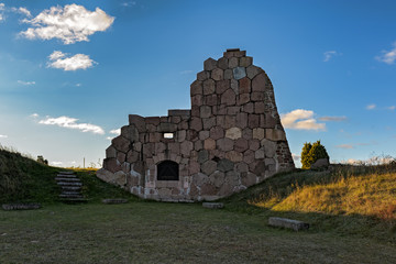 Old fortress ruins, Bomarsund, Aland Islands, Finland