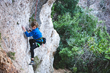 little child climber