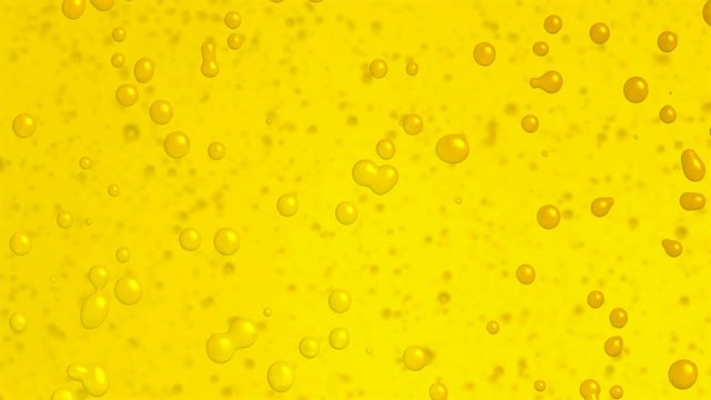Oily liquid bubbles rising with Motor oil background
