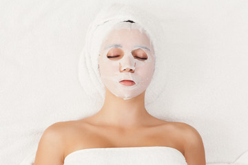 Face mask, spa beauty treatment, skincare