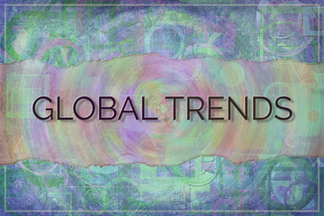 Obraz premium Decorative and pattern shape illustrations. Creativity, words, caption & communication.