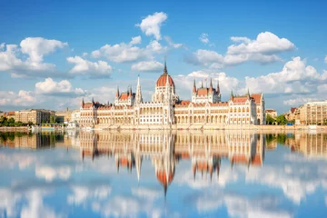 Tuinposter Boedapest, Parlement, Hongarije © Sina Ettmer