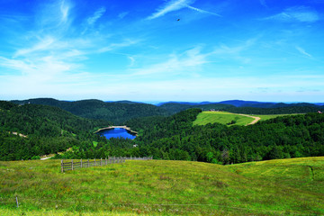 Lake view, Vosges, Alsace, France