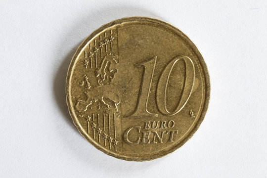 Pièce de 10 centimes d'Euro recto