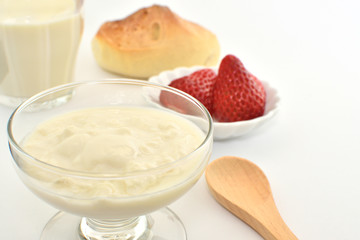 Soy milk yogurt 　breakfast