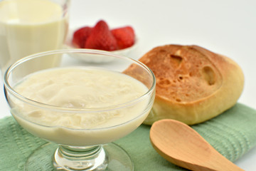 Soy milk yogurt 　breakfast