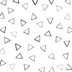 Triangles texture. Vector handmade drawing.