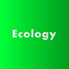 Ecology concept for your graphic design